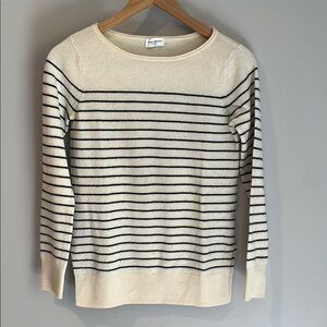 Club Monaco Cashmere Classic Striped Sweater Sz XS